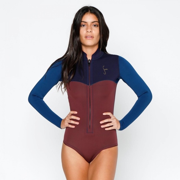 Seea Carmel Yulex wetsuit 2mm springsuit size M - Picture 1 of 3